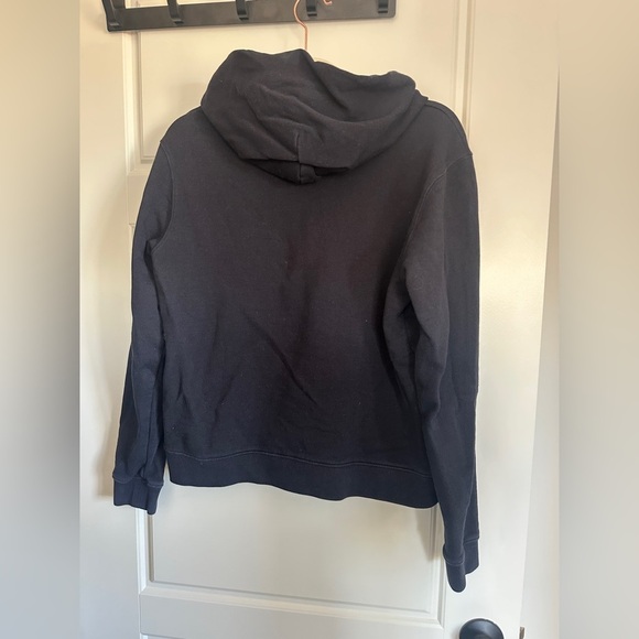 Sandro Navy Quarter Zip Sweater - Picture 2 of 4